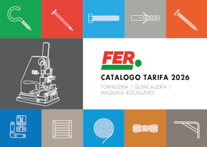 Cat&aacute;logo Industrias FER